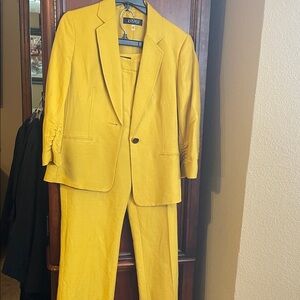 Moschino Bold Yellow Suit Set